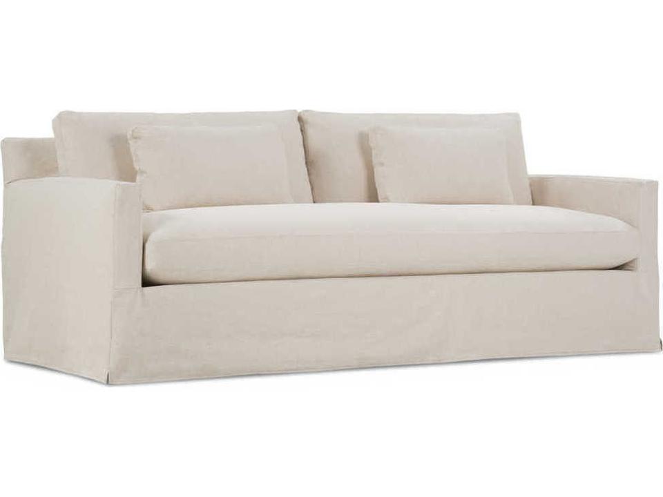 Sylvie Upholstered Slipcover Bench Cushion Sofa