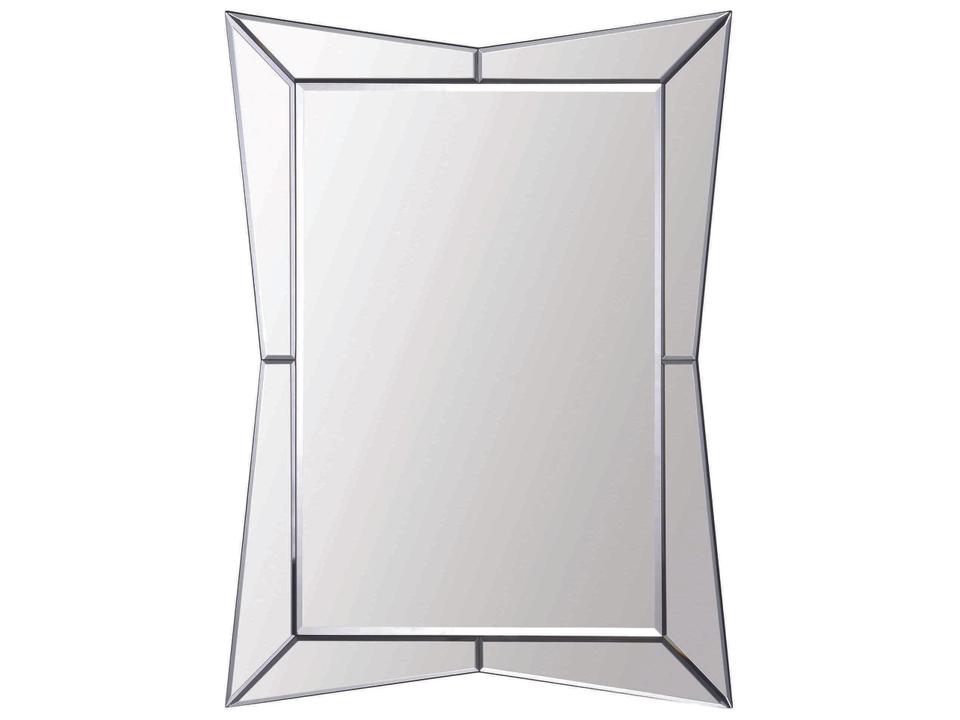 Merritt Rectangular Wall Mirror in Beveled Glass