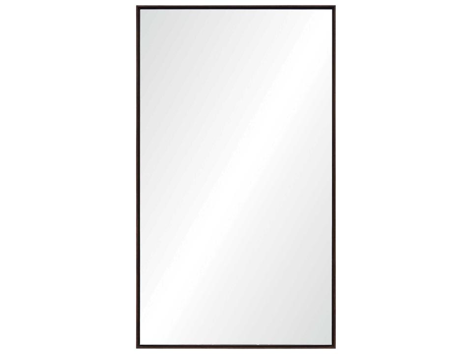 Anjalina Rectangular Floor Mirror in Dark Chestnut Firwood Frame