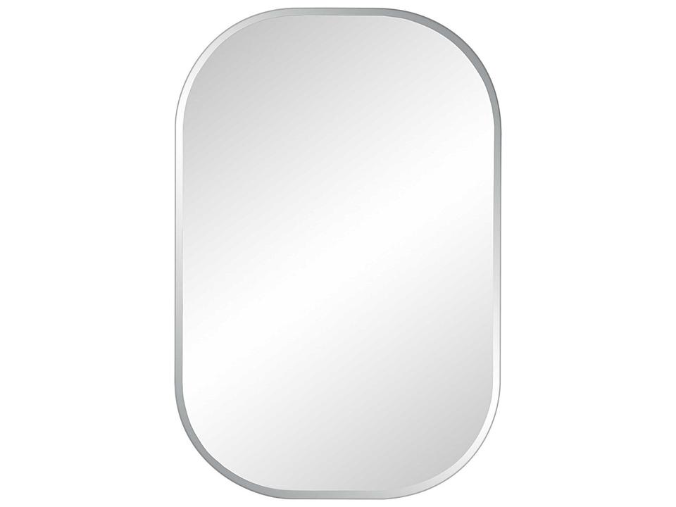 Lantana Rectangular Oval Wall Mirror with Beveled Glass Edge