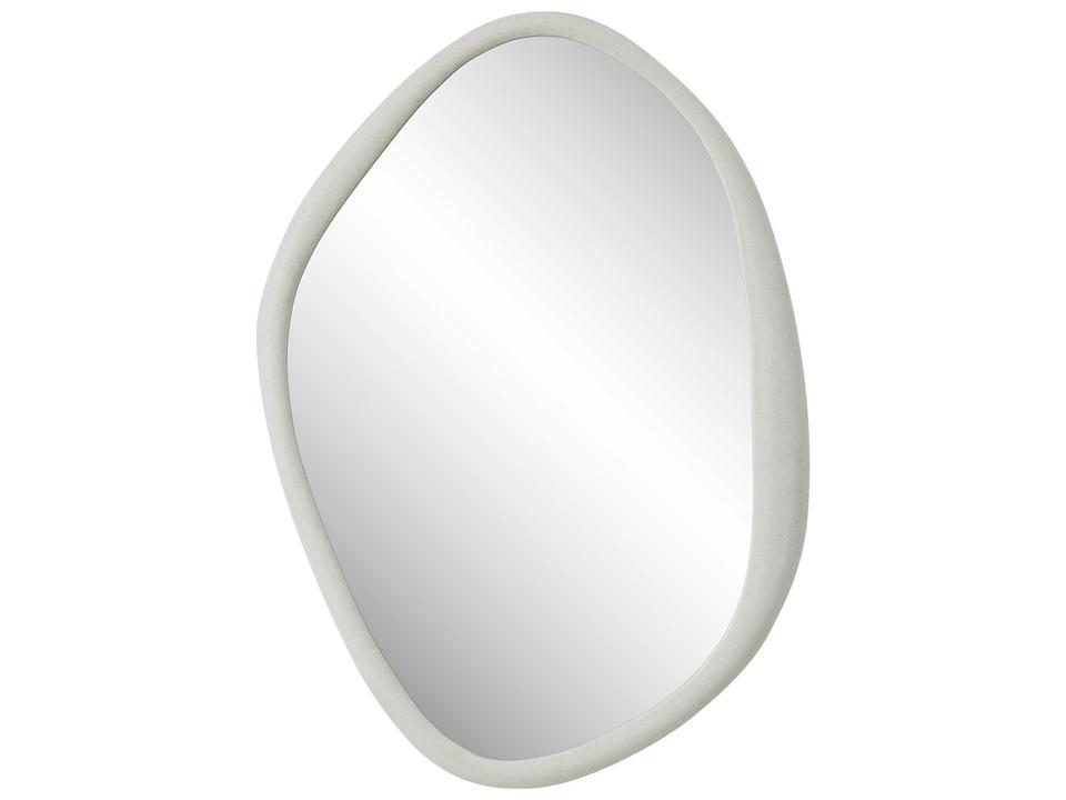 Folignio Rice Stone Oval Wall Mirror