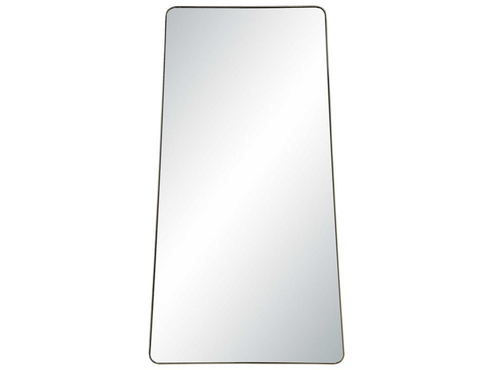 Miley Champagne Rectangular Wall Mirror with Rounded Corners