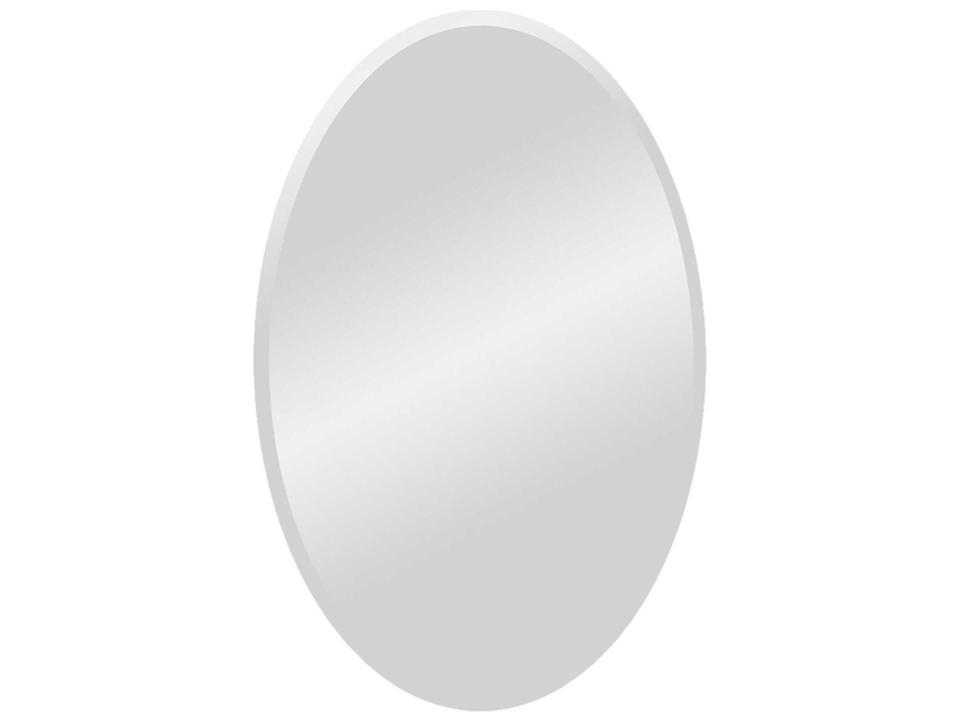 Yen Oval Wall Mirror Frameless Beveled Edge