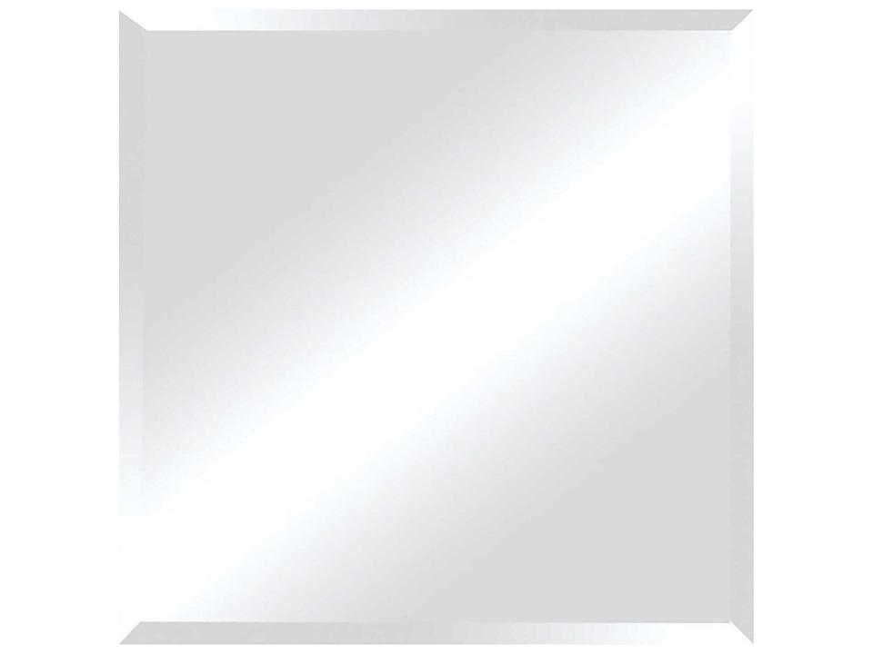 Vogue Square Frameless Wall Mirror with Beveled Edge