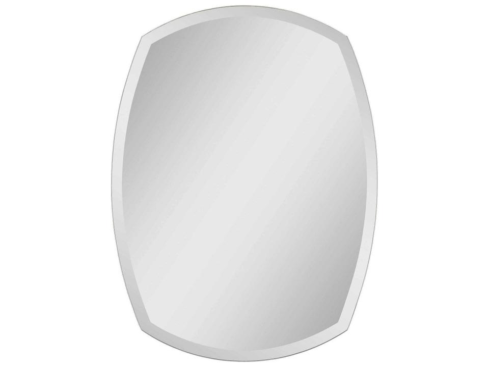 Spalding Frameless Wall Mirror in Clear Glass with Beveled and Polished Edges