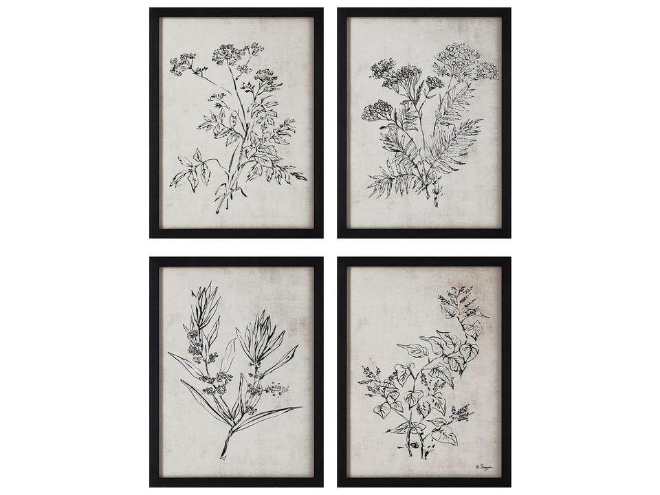 Basset Wall Art with Wood Frame