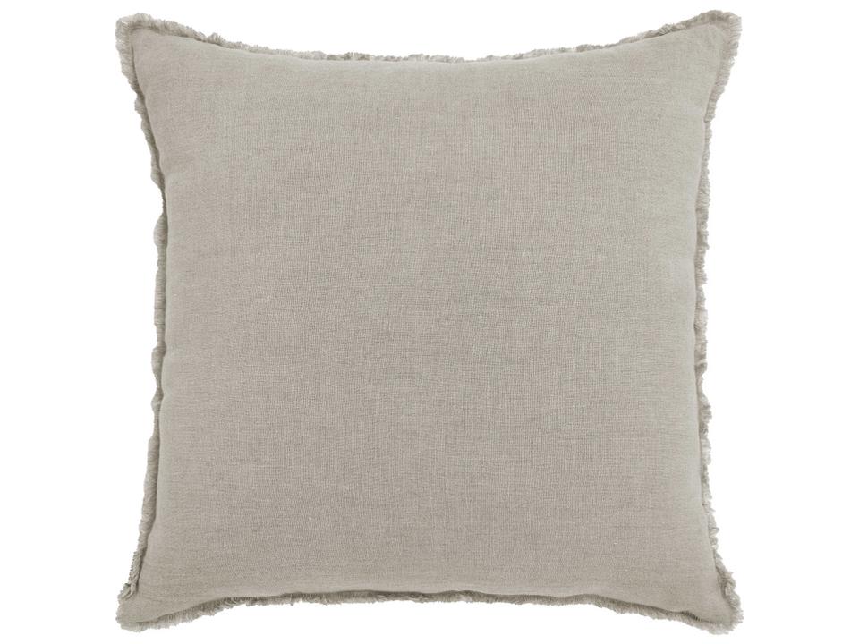Ignatia Indoor Pillow in Natural Linen and Feather Down Fill