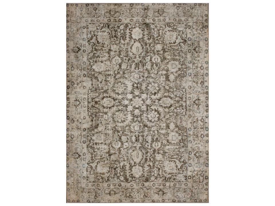 Chloe Flatweave Bordered Area Rug in Polyester