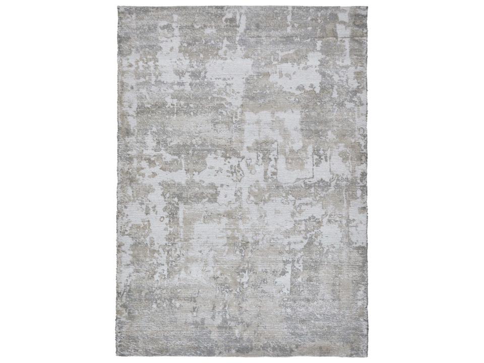Cusano Flatwoven Abstract Area Rug in Ivory and Beige
