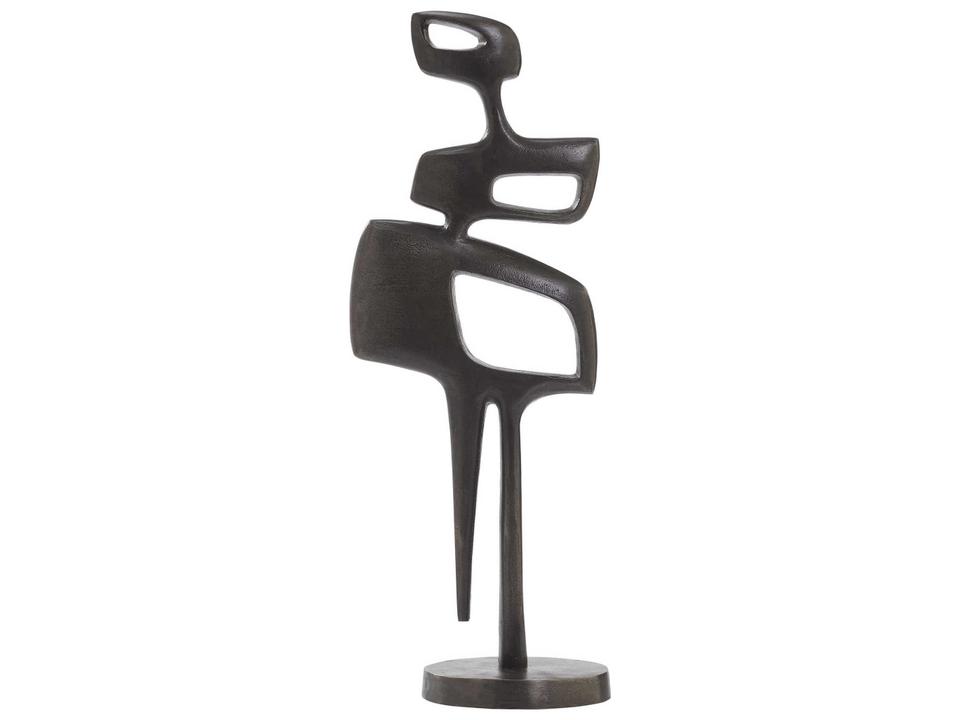 Pacino Abstract Statue in Antique Nickel Aluminum