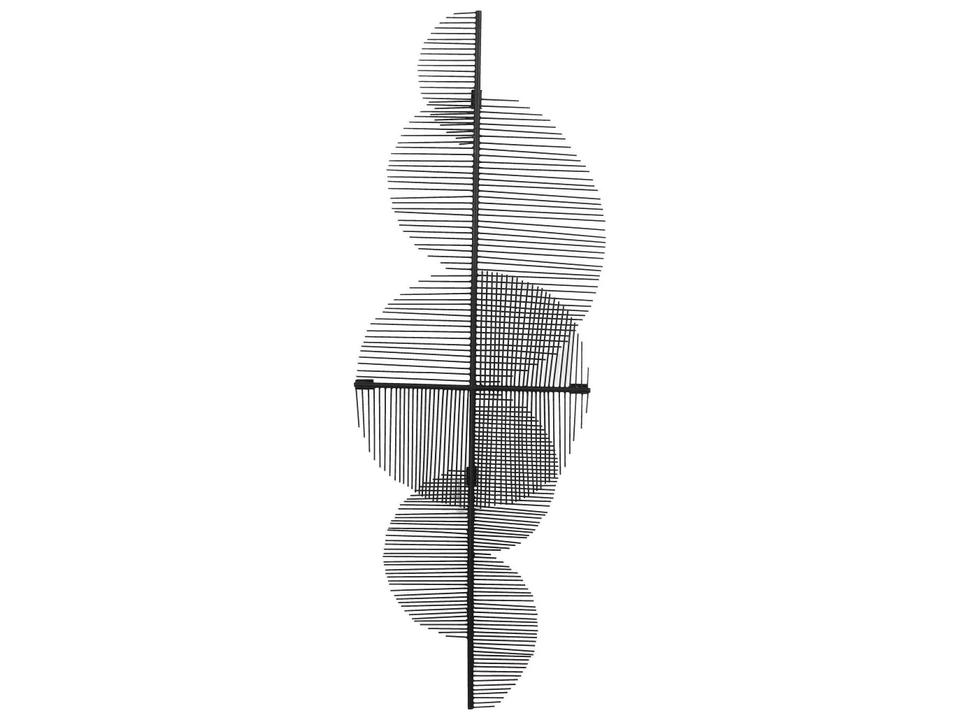 Byers Sculptural Wall Art in Black Powder Coated Iron by Tatiana Jabbour