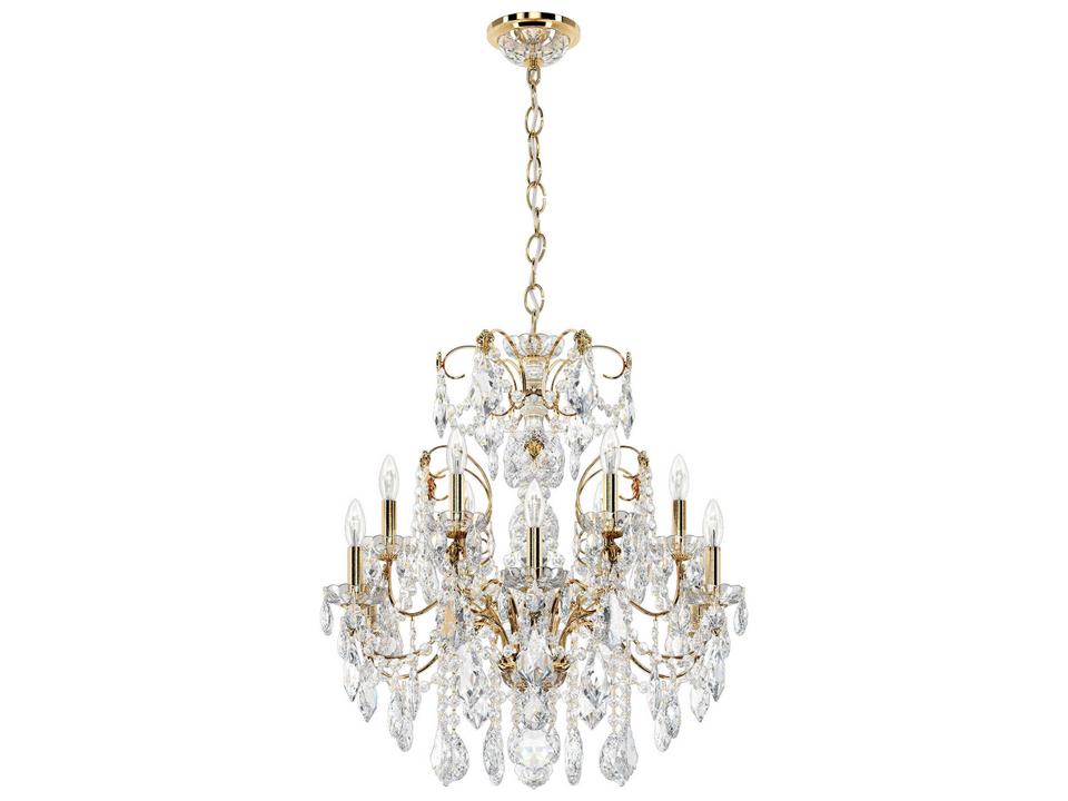 Century 12-Light Crystal Chandelier