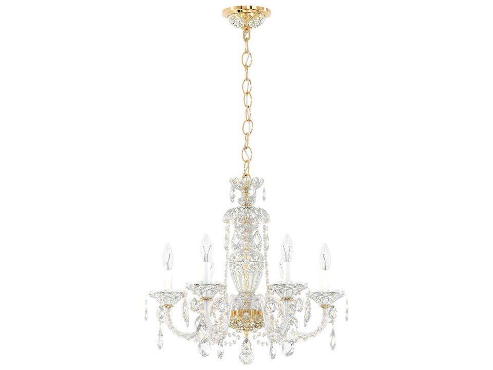 Sterling 6-Light Crystal Chandelier