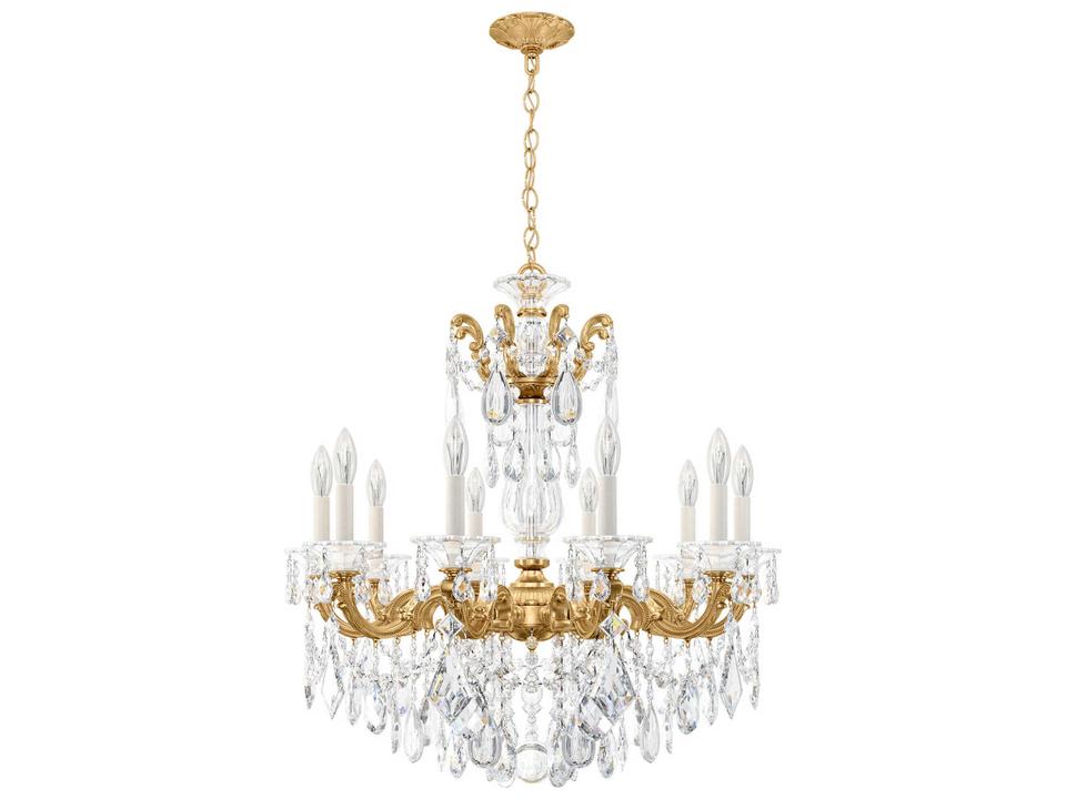 10-Light La Scala Candelabra Chandelier