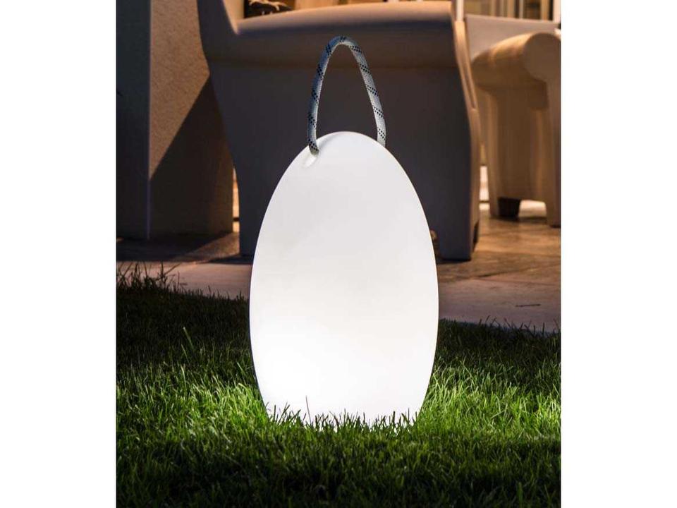 Amande Corde-L 1-Light Cordless LED Floor Light in White