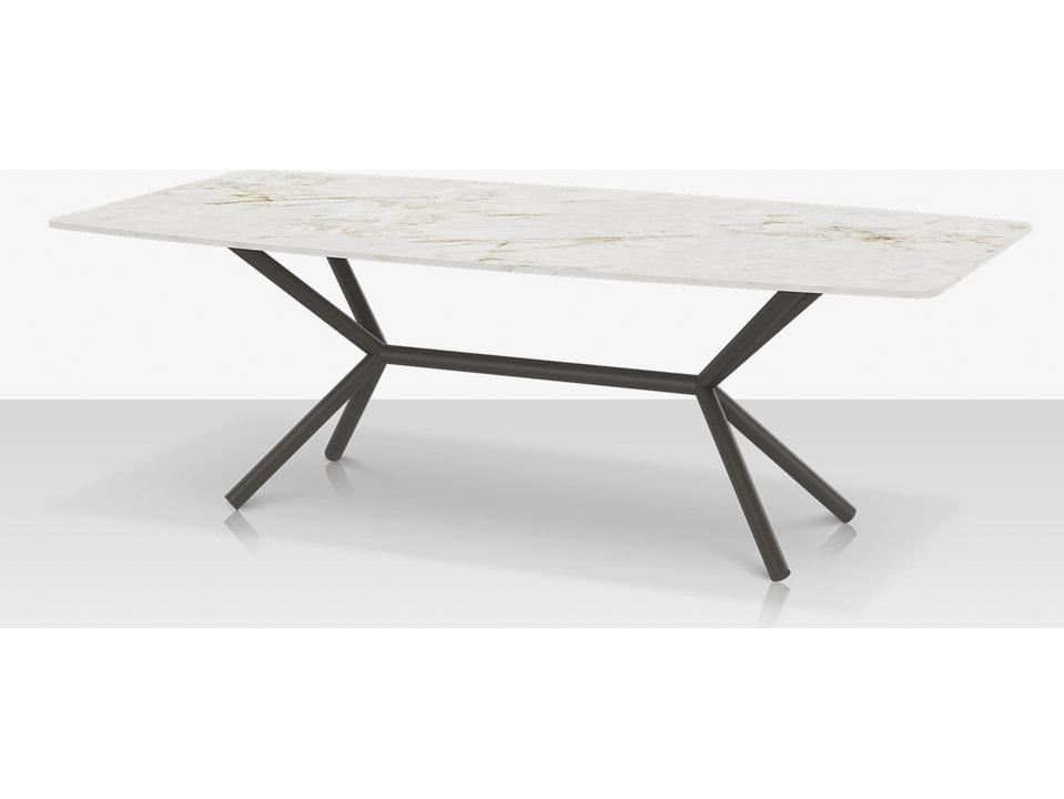 Oliver 92-Inch Rectangular Emerald Porcelain Dining Table