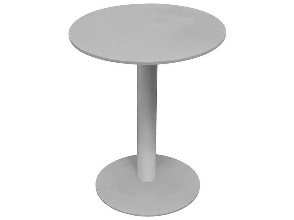 Tides Round Aluminum End Table in Powder Coated Finish