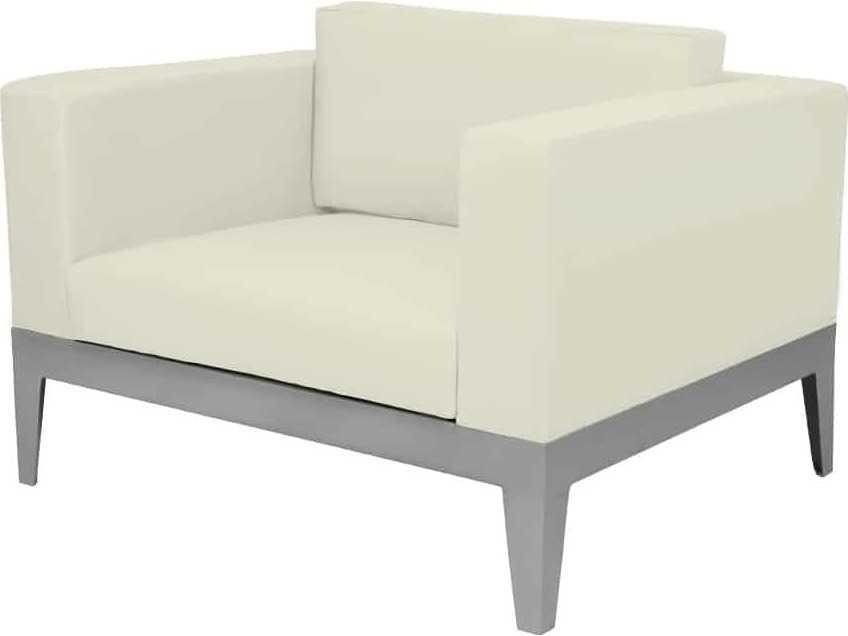South Beach Aluminum Outdoor Lounge Chair