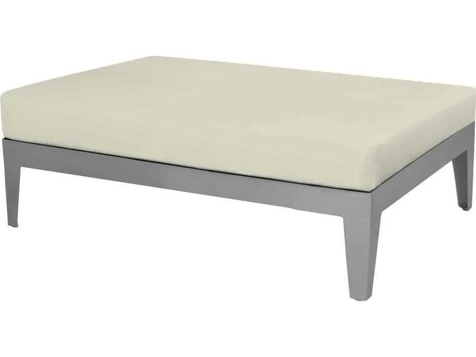 South Beach Aluminum Outdoor Bench with Powder-Coated Frame