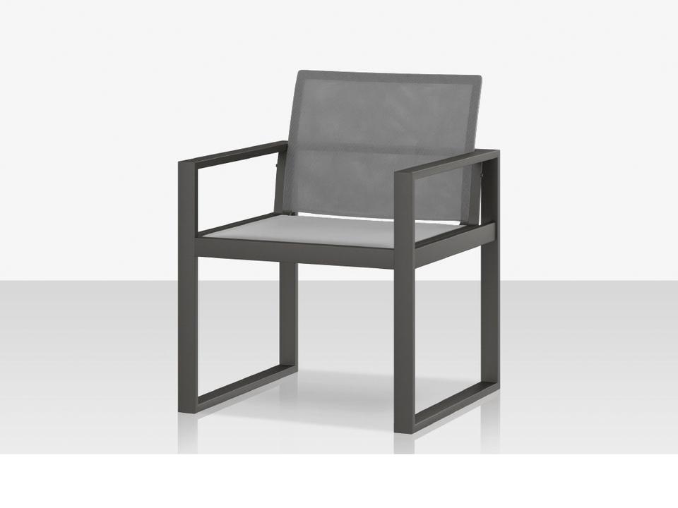 Iconic Aluminum Sling Lounge Chair in Powder Coated Finish