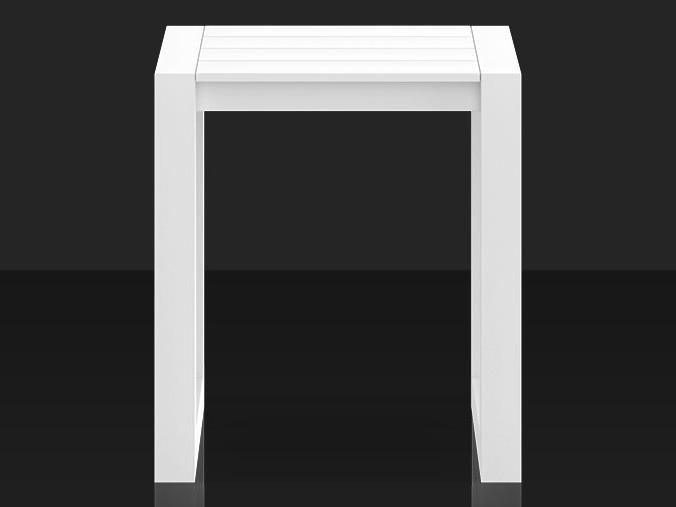 Iconic Aluminum Small Square Side Table