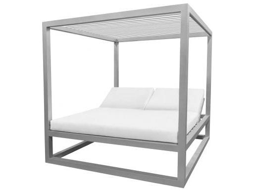 Breeze Daybed with Aluminum Slats Top and Sunbrella Cushions