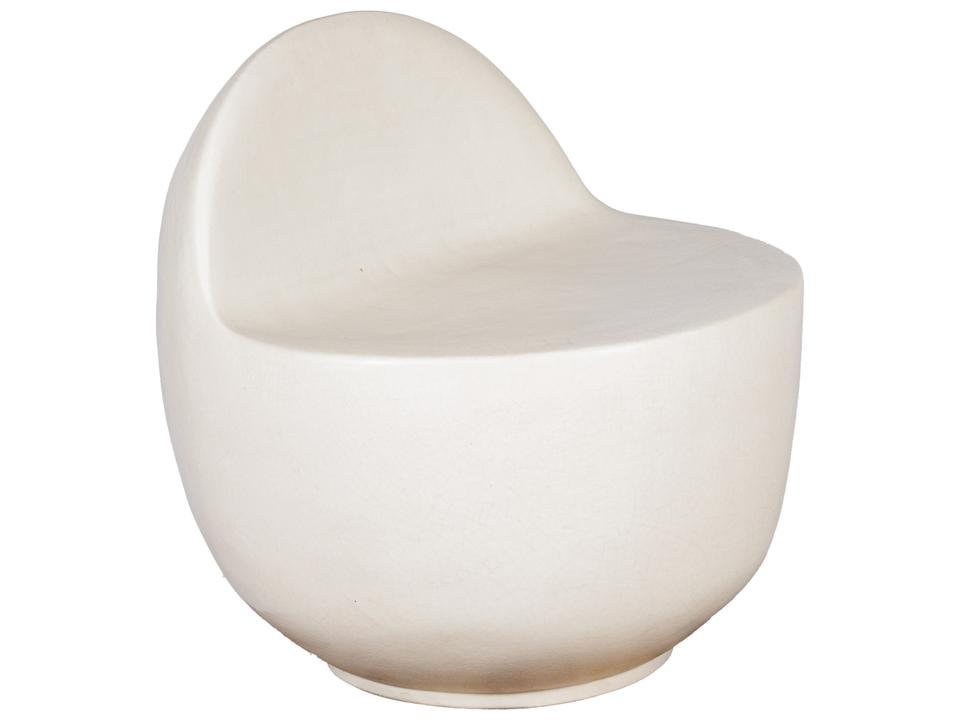 Ceramics Linen Semi-Gloss Ceramic Dining Side Chair with Nylon Glides