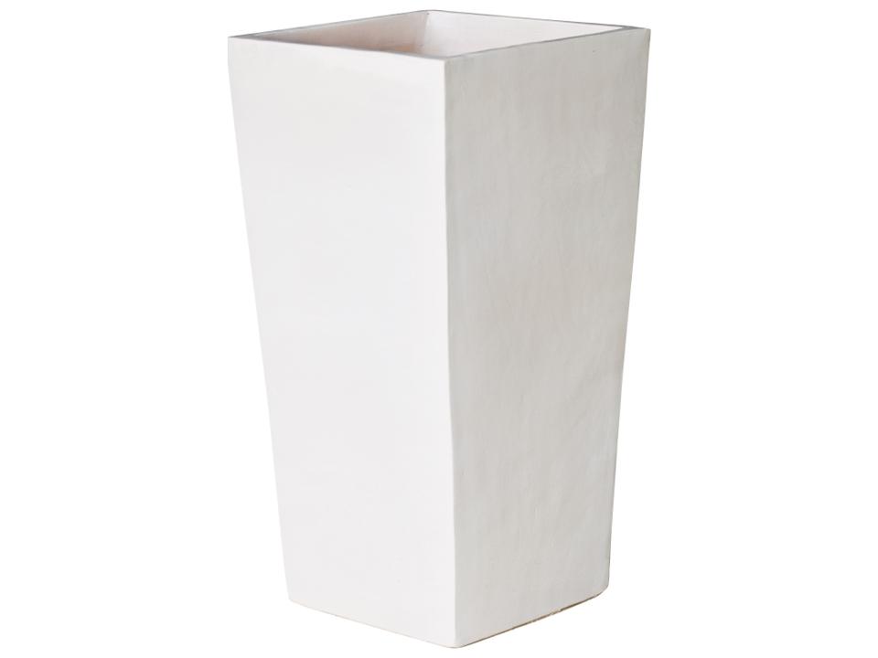 English Planter in Snow White Glazed Ceramic