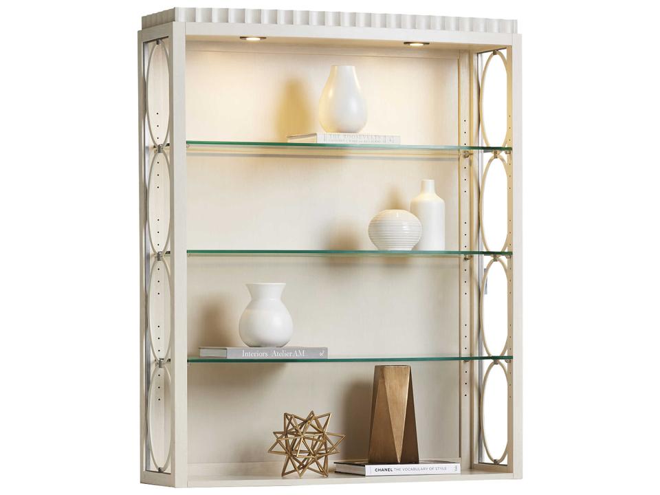 Cascades Birkdale Deck Hutch with Dimmable LED Lighting in Linen White