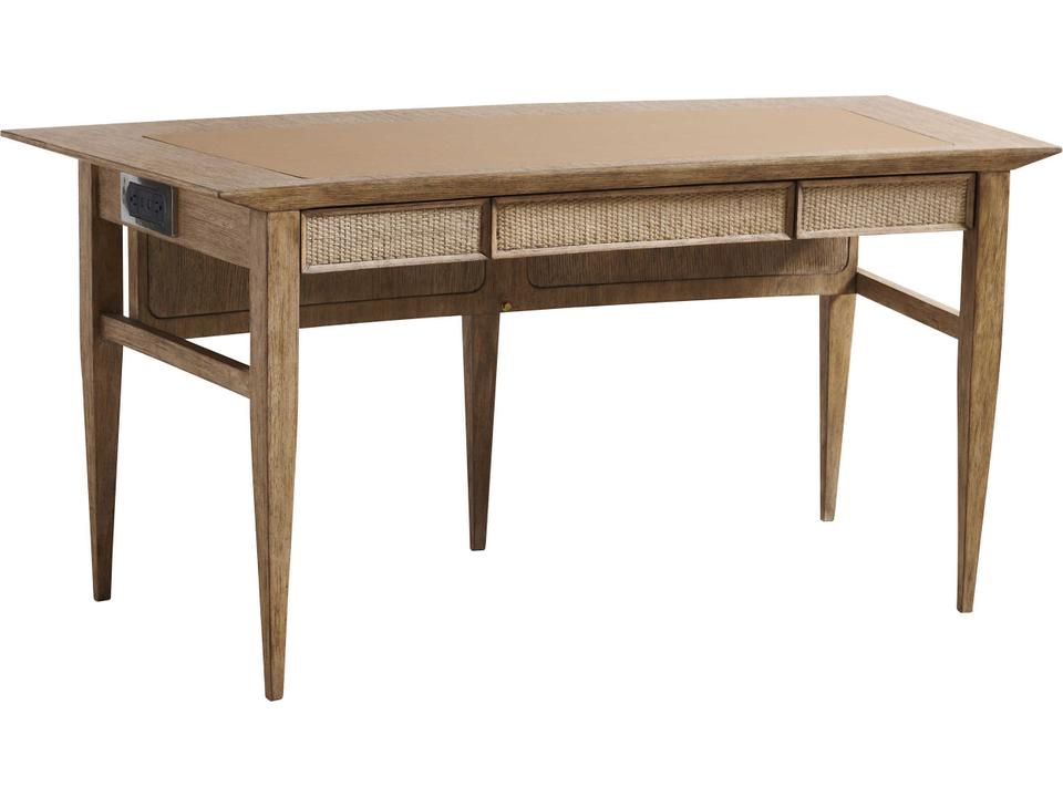 Studio Designs Aegis Radial Writing Desk in Light Brown Oak