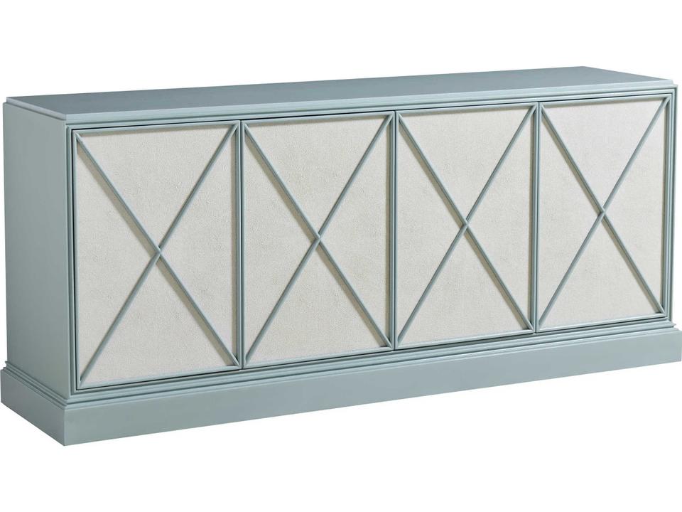 Studio Designs 70-Inch Soft Pale Blue Media Console