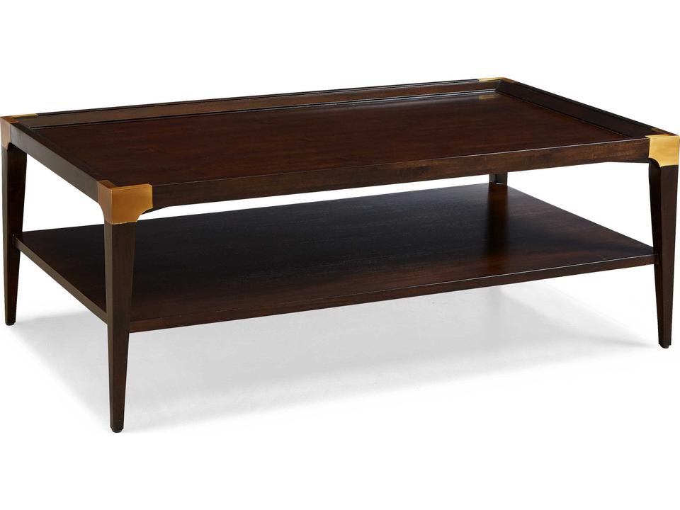 Addison Rectangular Acacia Coffee Table in Mocha