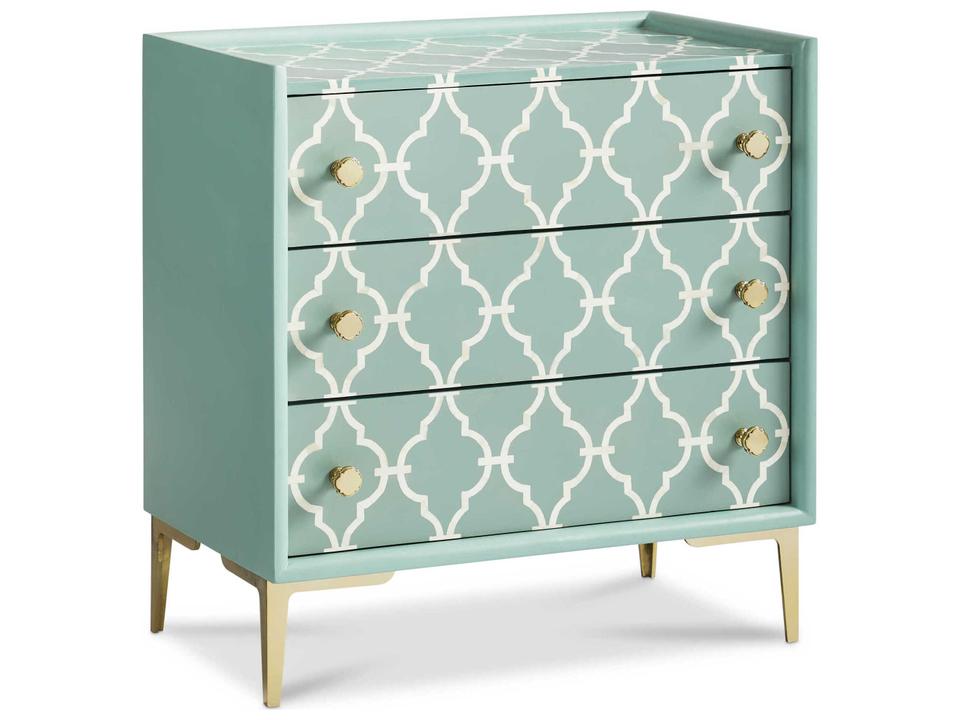 Voyage Maison Kira Chest in Gold Turquoise White