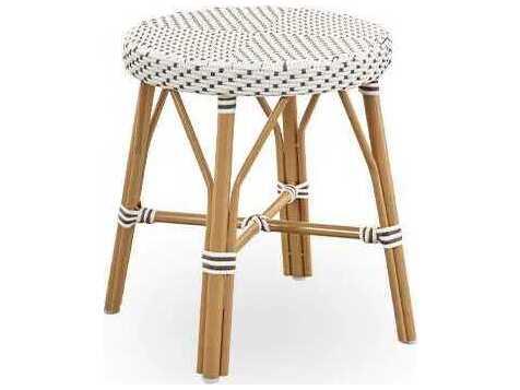 Alu Affaire Simone Low Stool in Almond with White Cappuccino Dots
