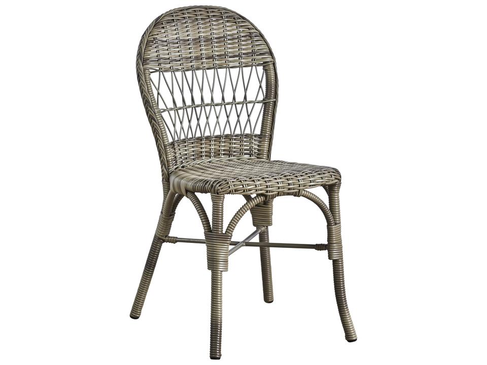 Georgia Garden Ofelia Dining Side Chair in Antique Wicker