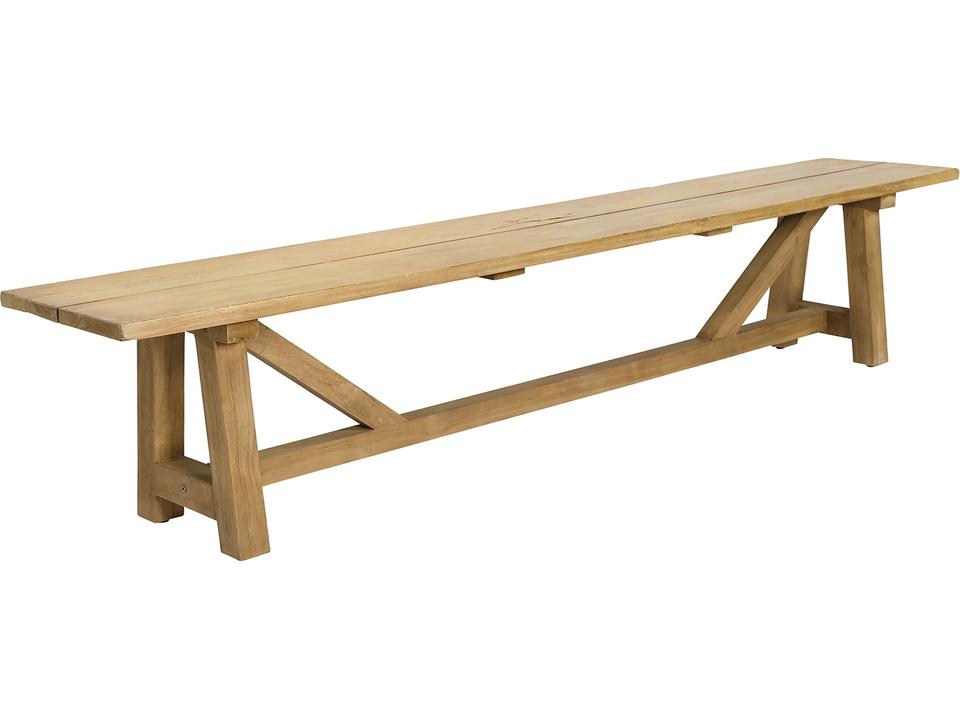 George Outdoor Teak Bench