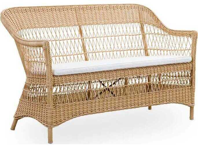 Georgia Garden Charlot Alu-Rattan 2-Seat Loveseat with Powder-Coated Aluminum Frame