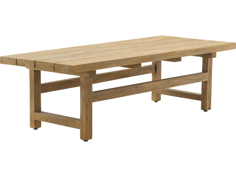 Teak Natural Brown Juliana Rectangular Outdoor Coffee Table