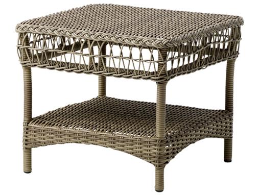 Georgia Garden Susy Square Outdoor End Table in Antique