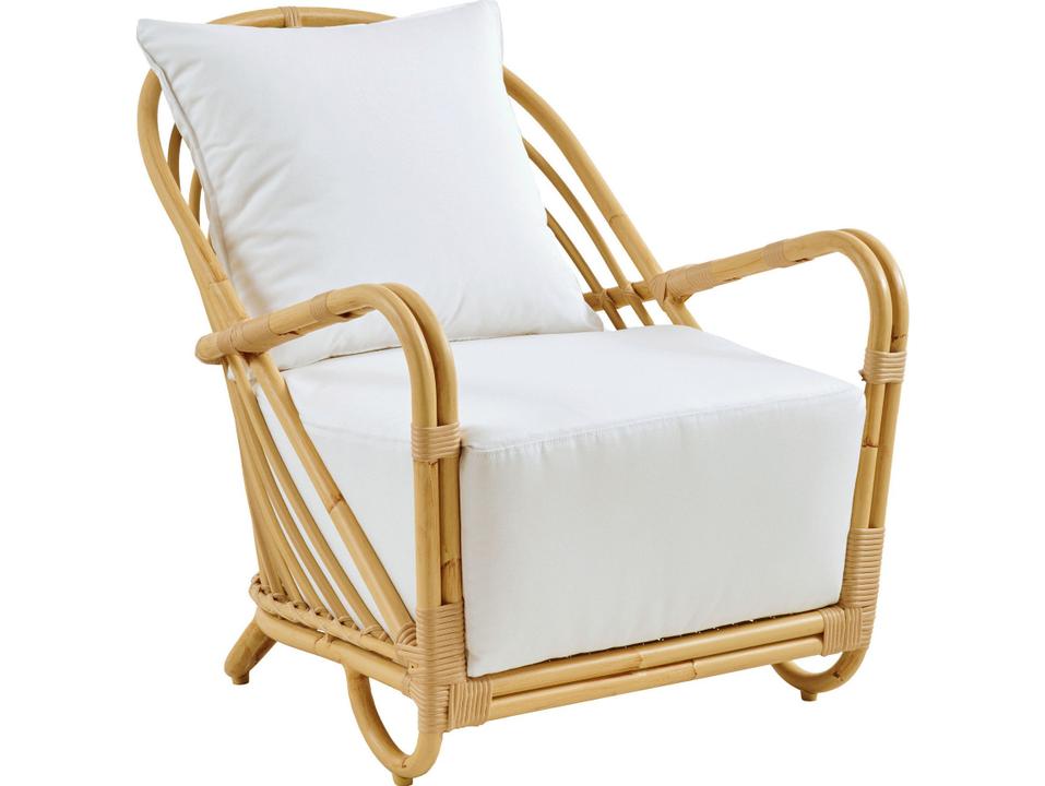Charlottenborg Outdoor Lounge Chair in Natural AluRattan