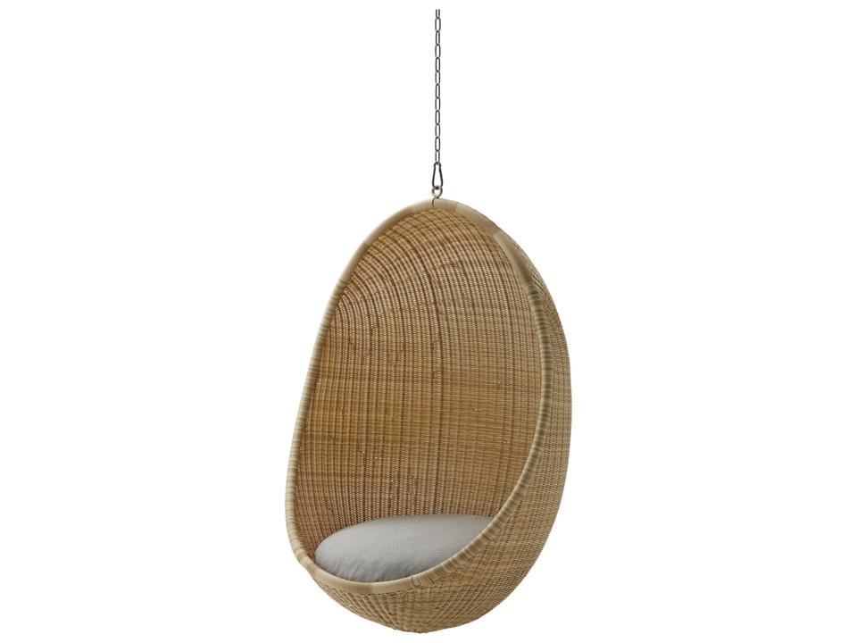 Exterior Aluminum Nanna Ditzel Hanging Egg Chair