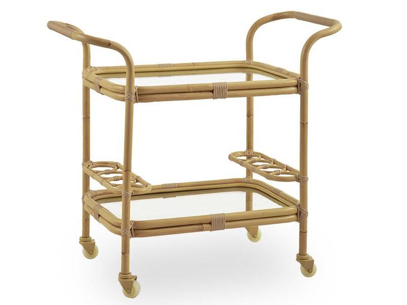 Exterior Aluminum Natural Carlo Bart Cart