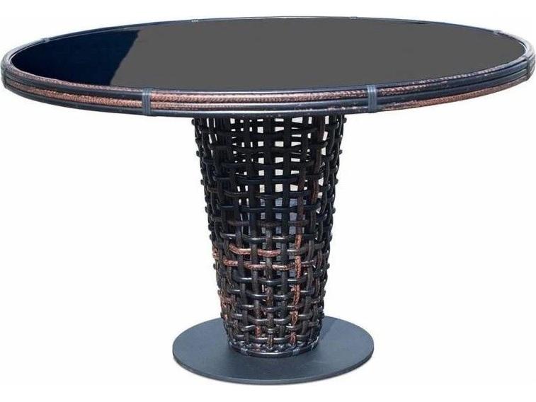 Dynasty Kubu Mushroom Aluminum Round Dining Table
