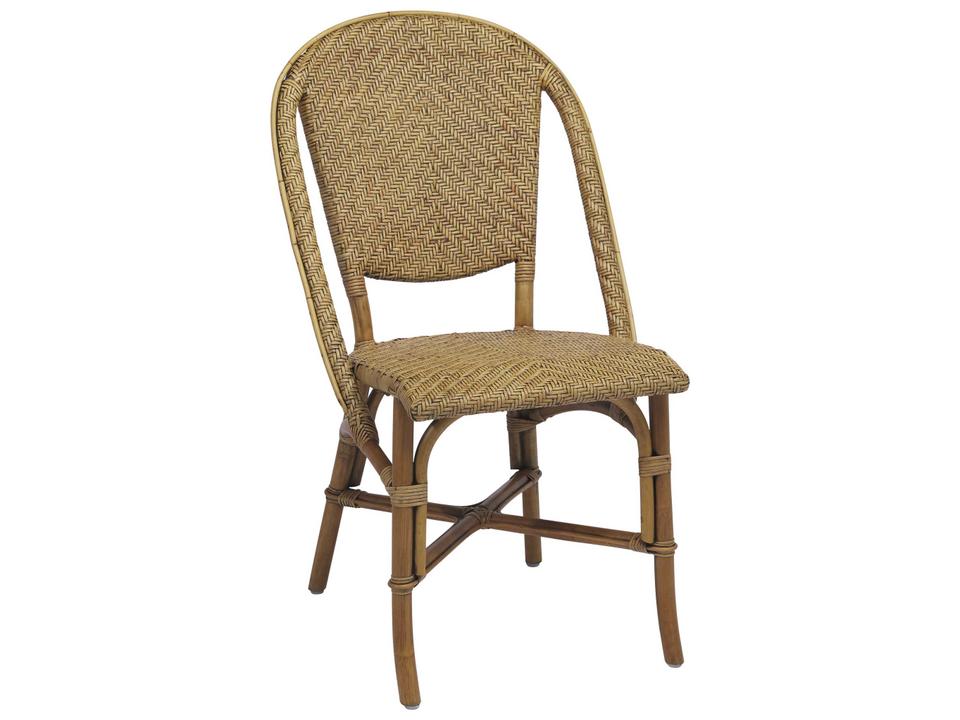 Design Originals Alanis Rattan Dining Side Chair in Brown