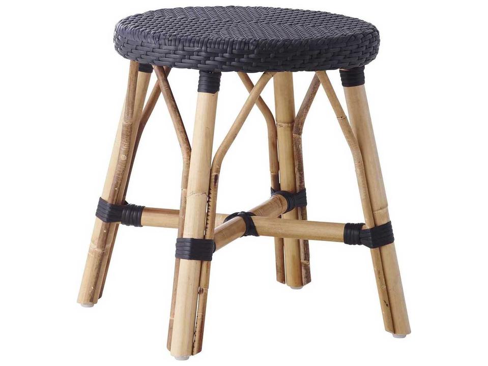 Indoor Affaire Black Accent Stool
