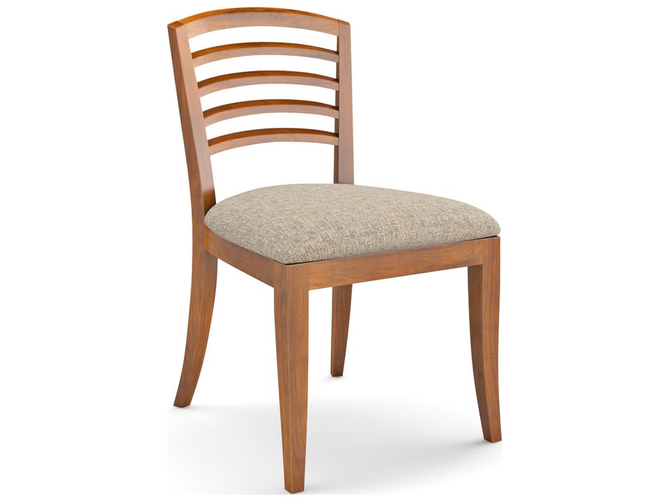 Campbell Upholstered Beech Wood Dining Side Chair in Flax Whisper