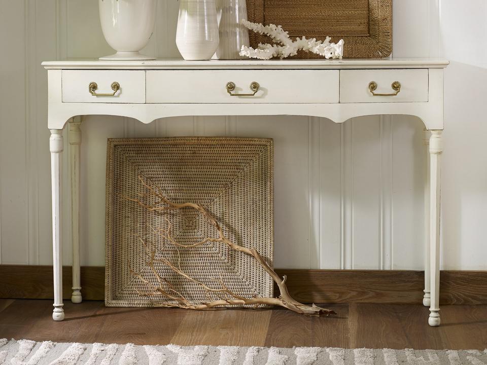 Willow Point Rectangular Glass Console Table