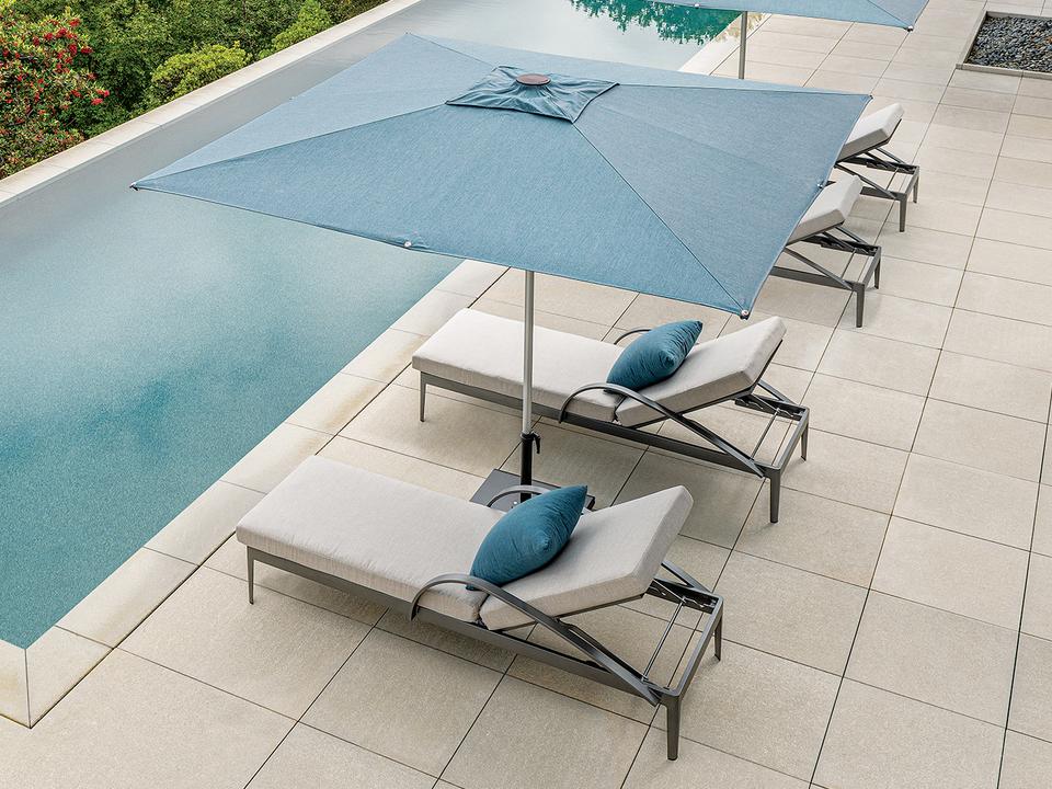 Libra 6.5 Foot Square Commercial Outdoor Umbrella