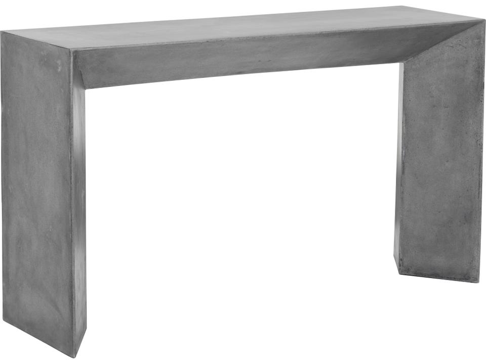 Nomad Console Table in Grey GFRC