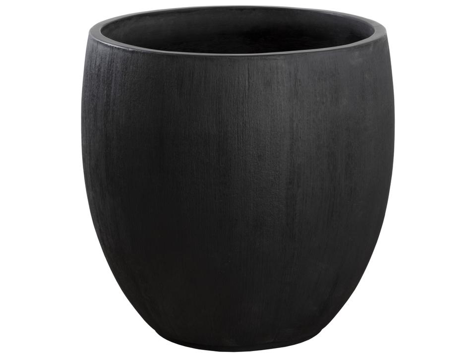 Coleus Concrete Black Large Round Planter